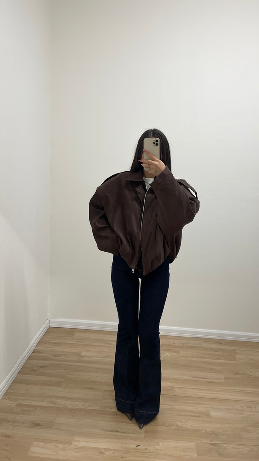 Jeans zampa denim scuro